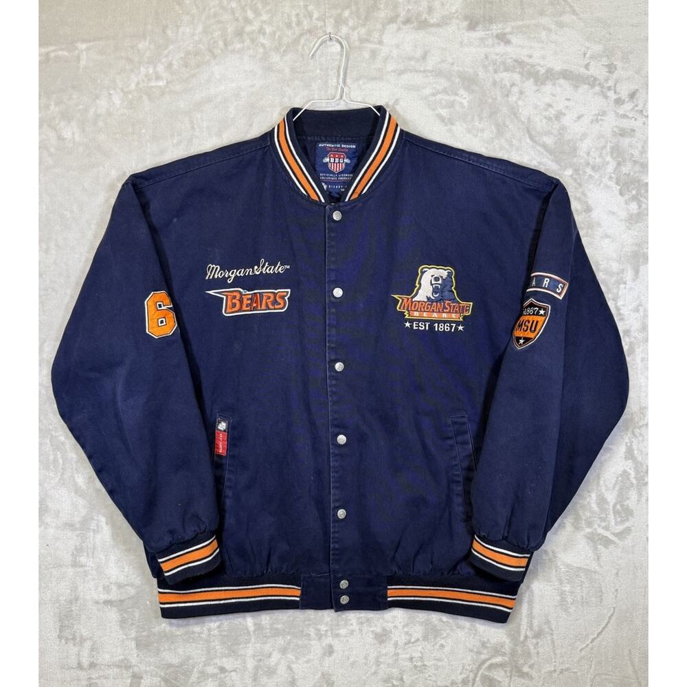Vintage Morgan State University Embroidered Letterman Jacket Big Boy Gear 3XL